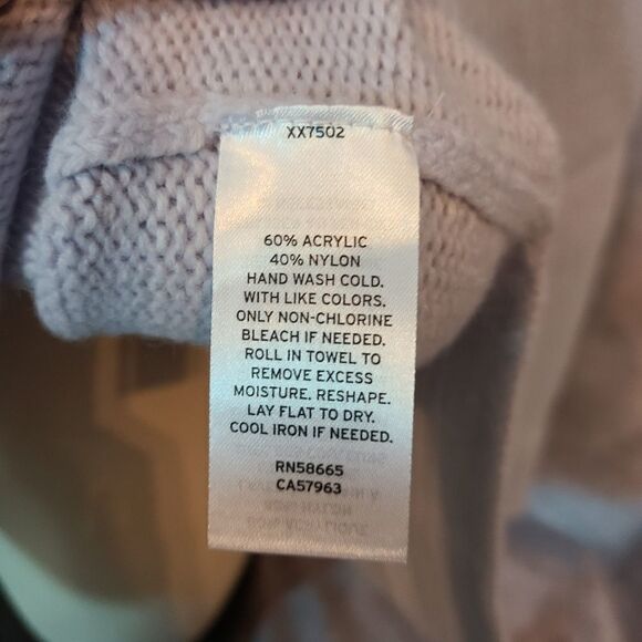 SWEATER SALE 3/$30 Caslon Purple Tunic Sweater - Picture 4 of 5